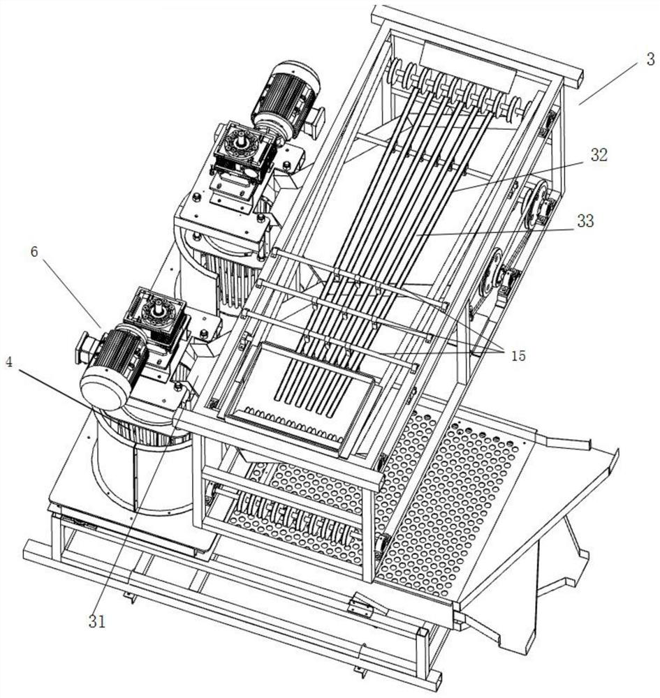 Camellia oleifera fruit husking equipment