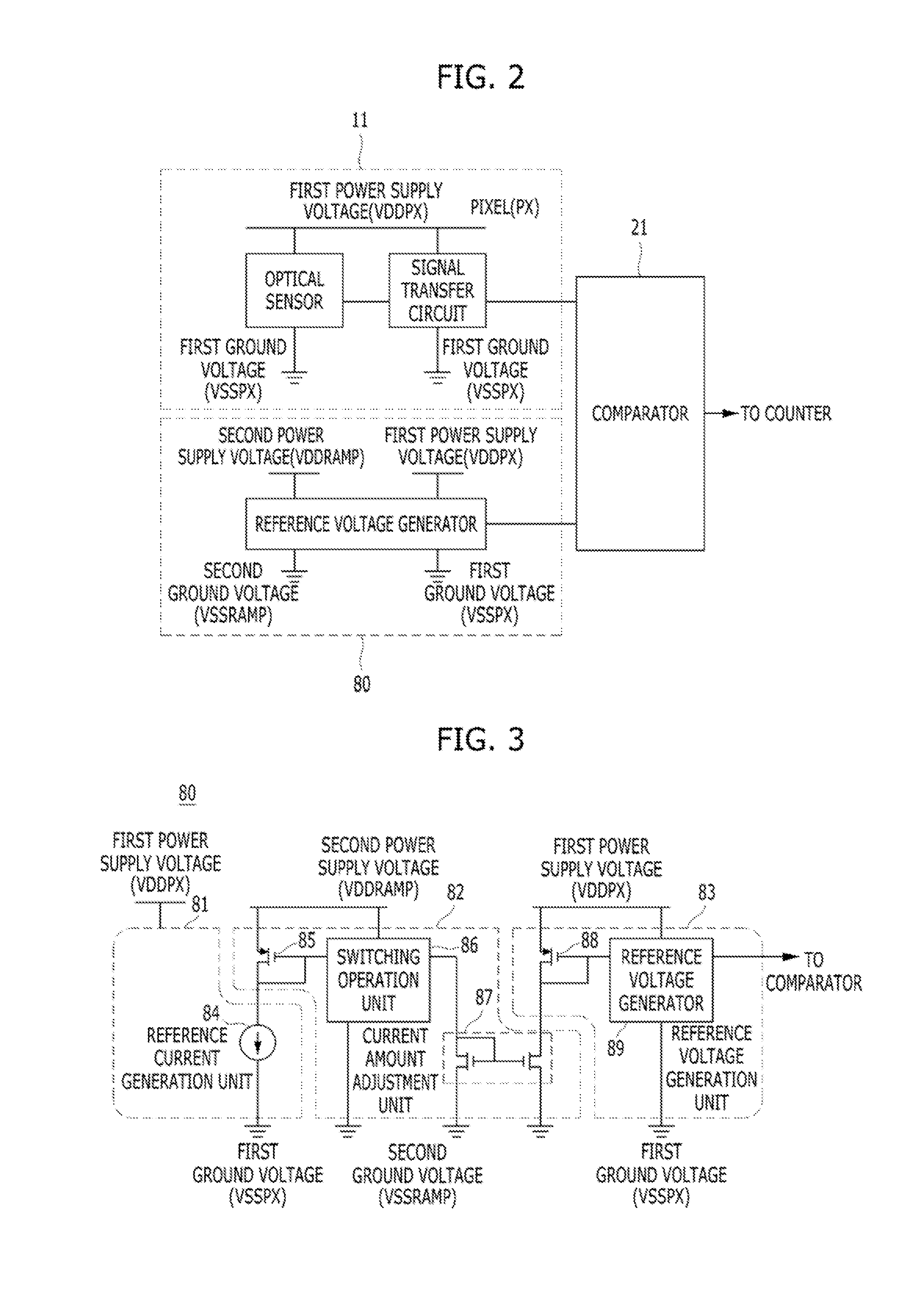 Reference voltage generator having noise cancelling function and CMOS image sensor using the same