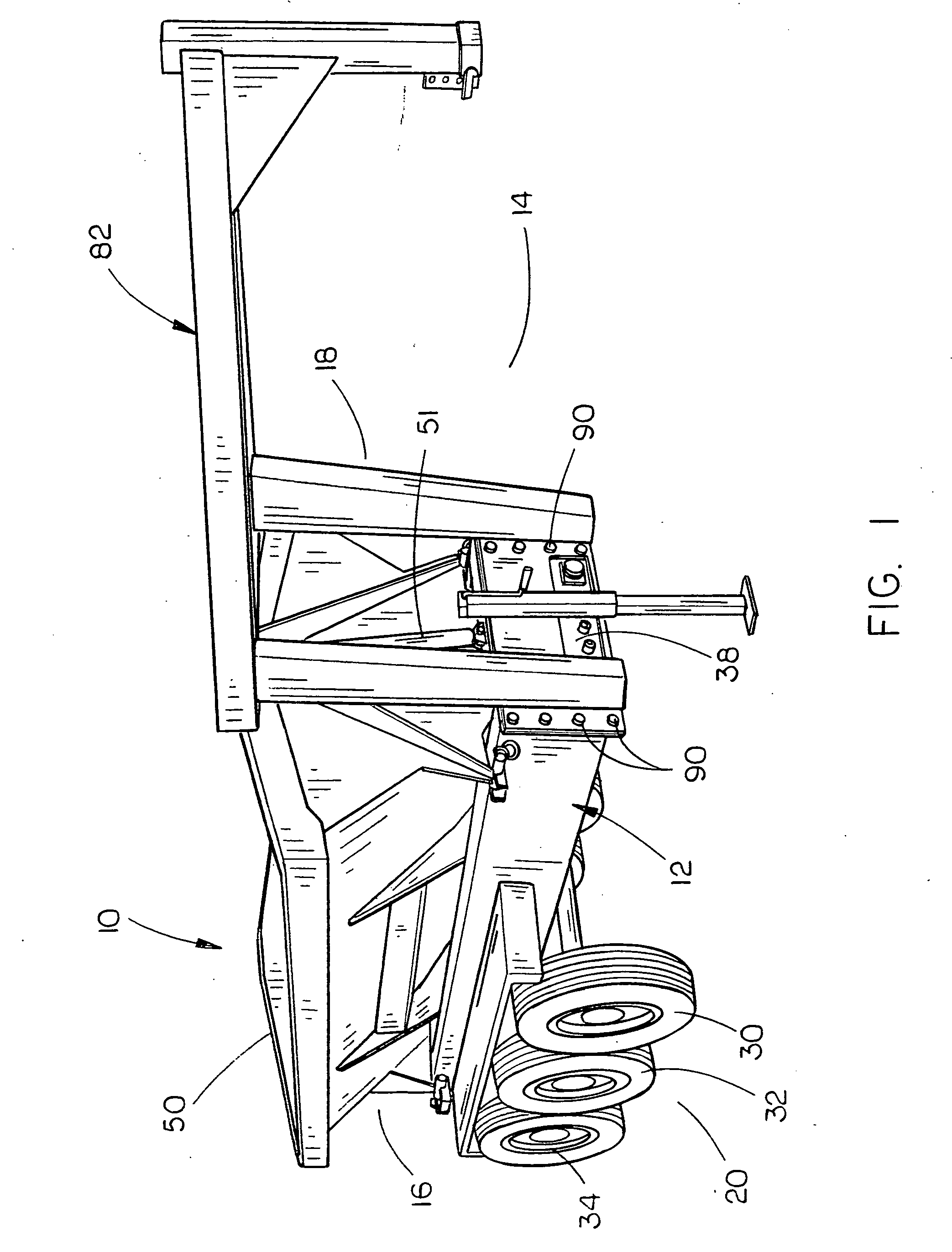 Mid-sized side dump trailer