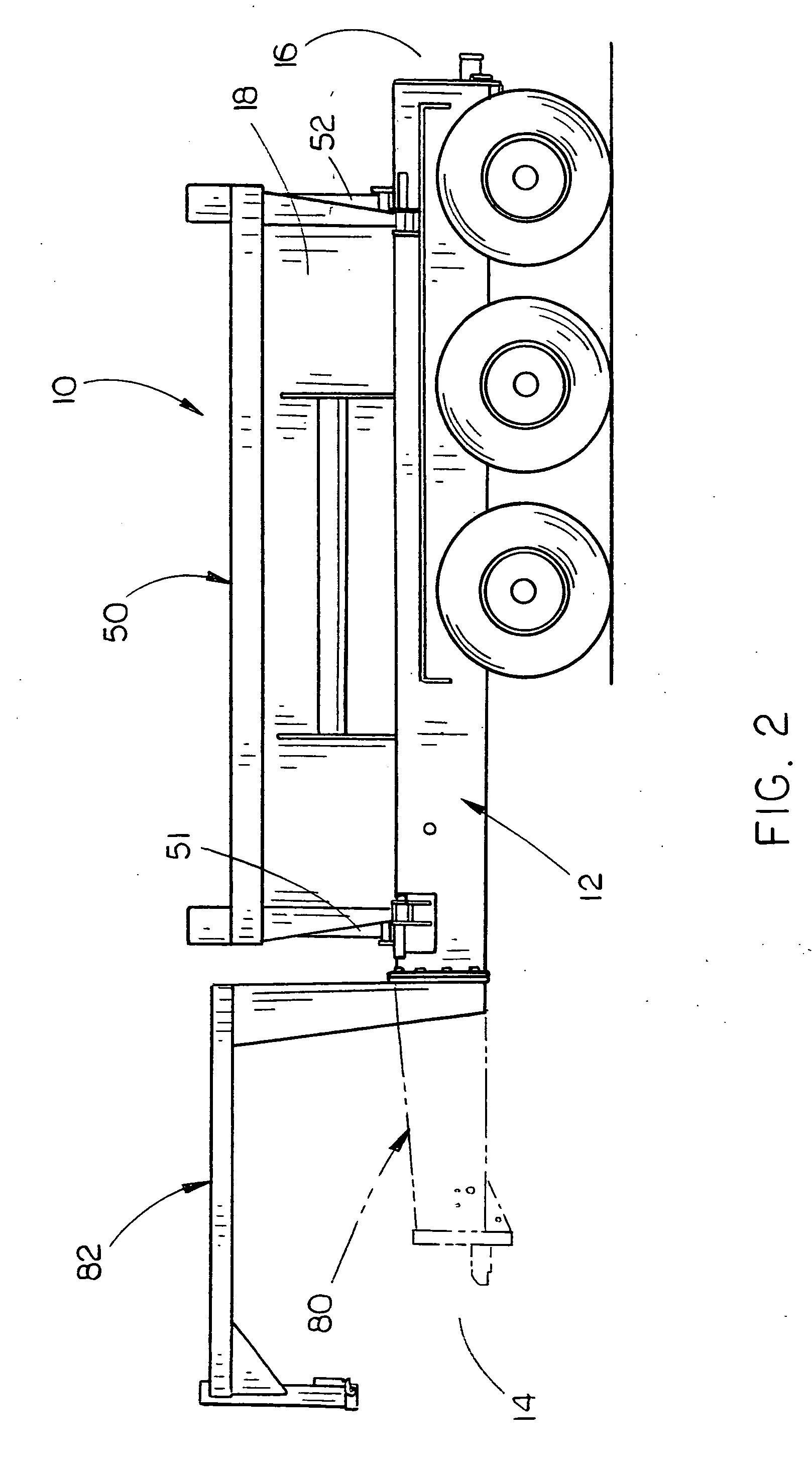 Mid-sized side dump trailer