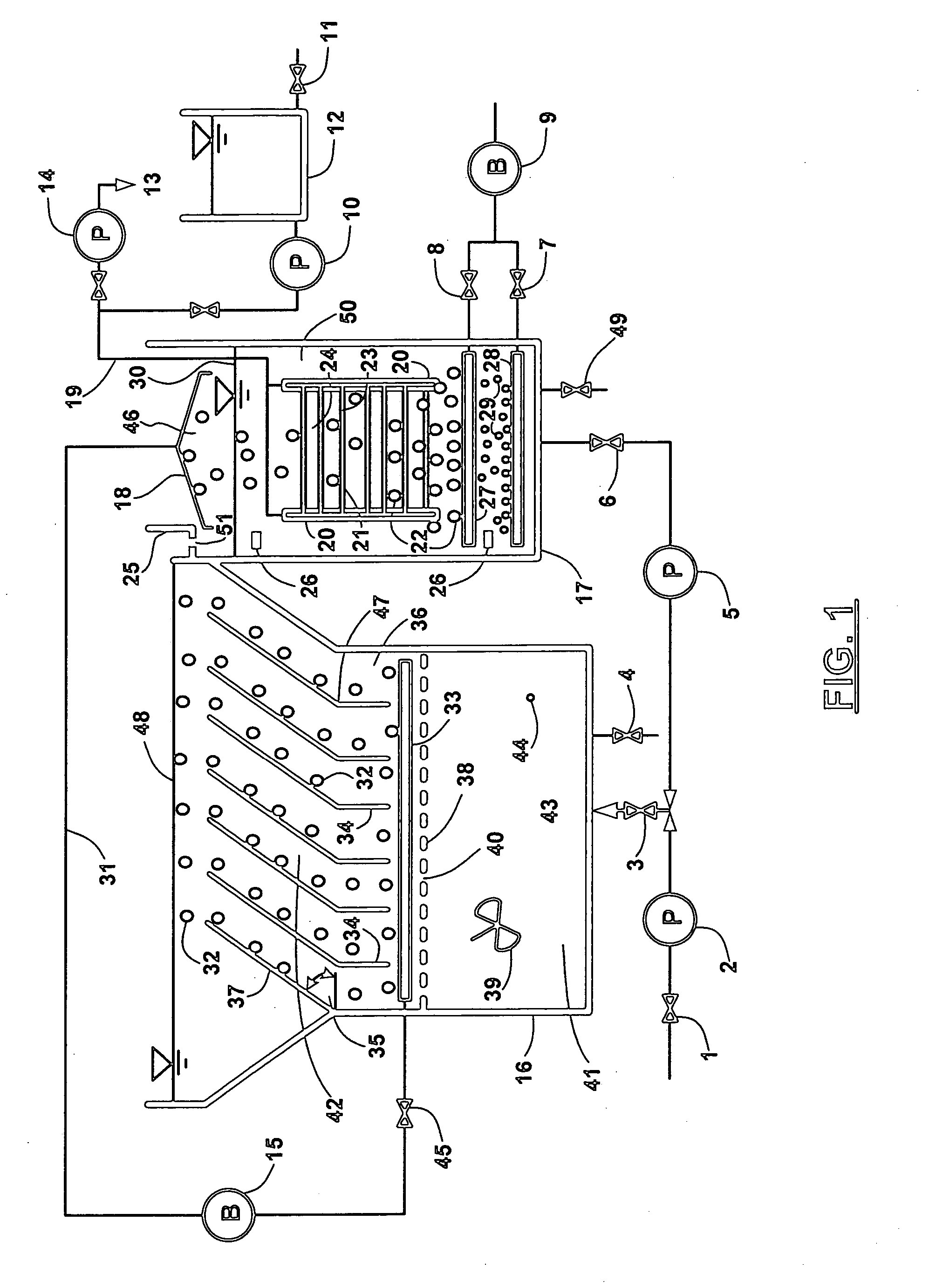 Zero excess sludge membrane bioreactor