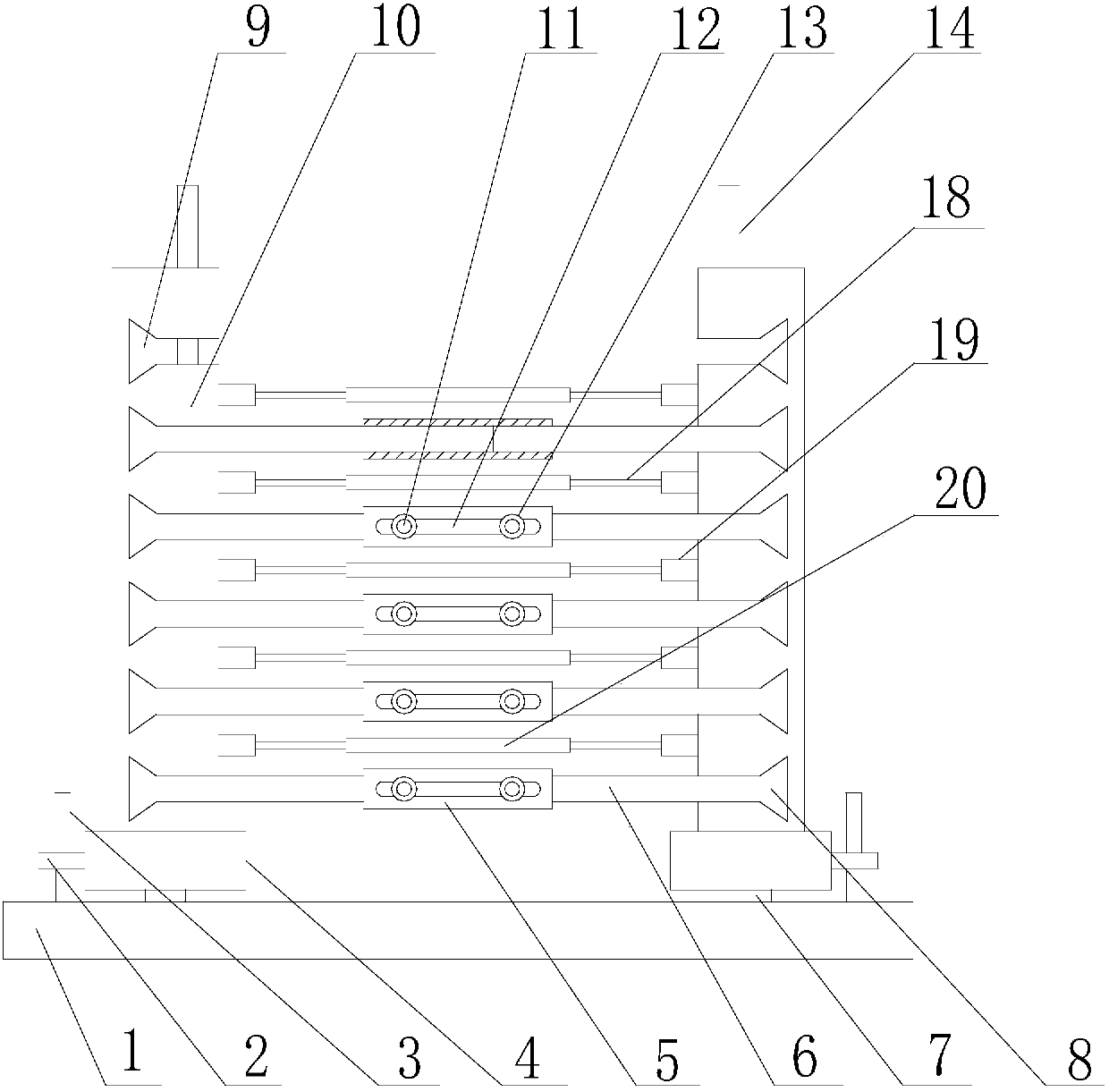 Cooling apparatus capable of preventing dust blockage