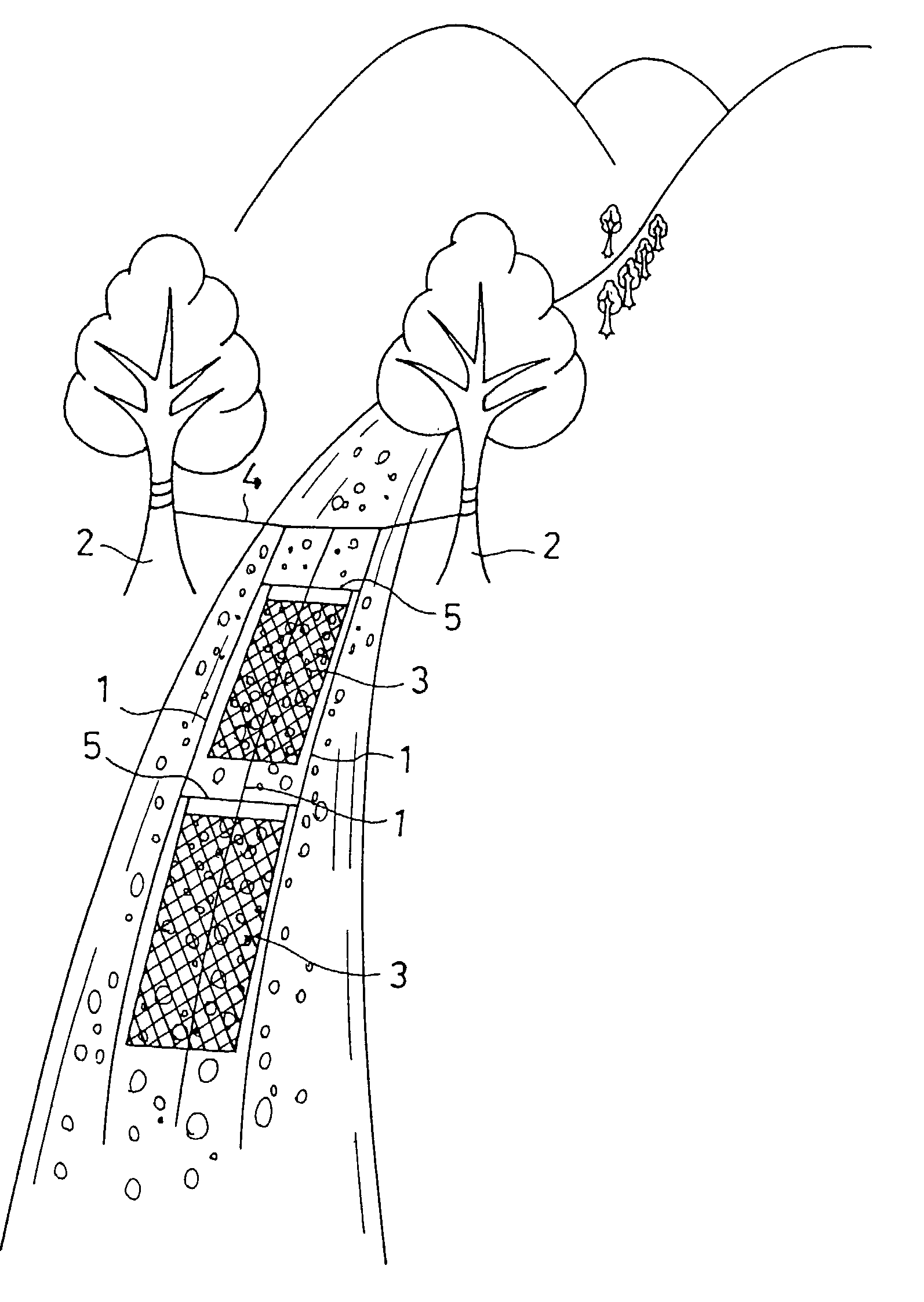 Method for soil erosion control works or shore protection works and structure for soil protection or shore protection