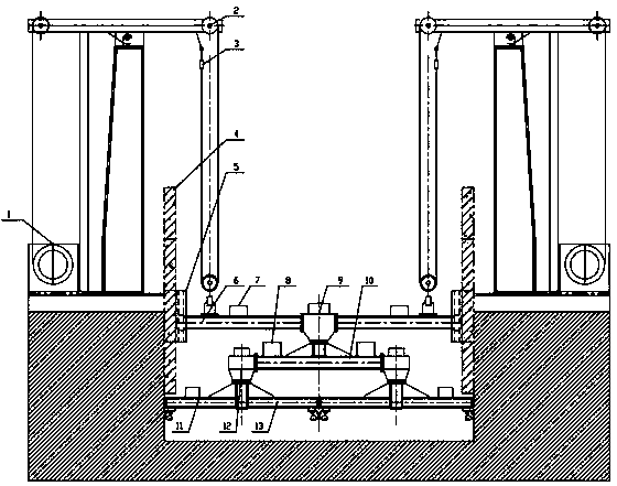 Underwater drilling tool attitude detection system