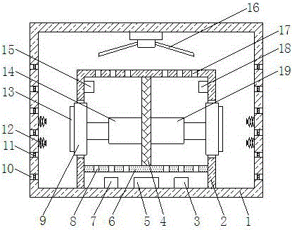 Power distribution box with heat dissipation function