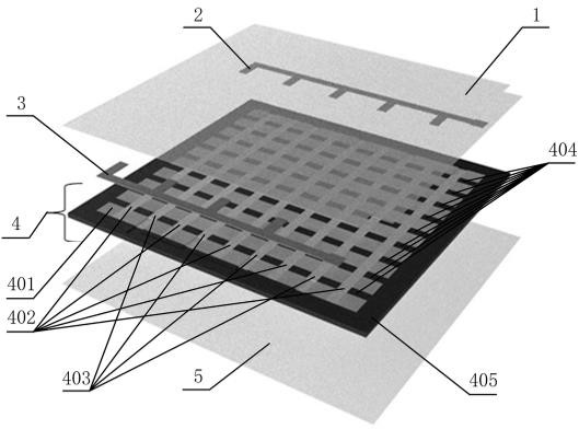 Sensing/exciting device based on piezoelectric composite material and preparation method thereof