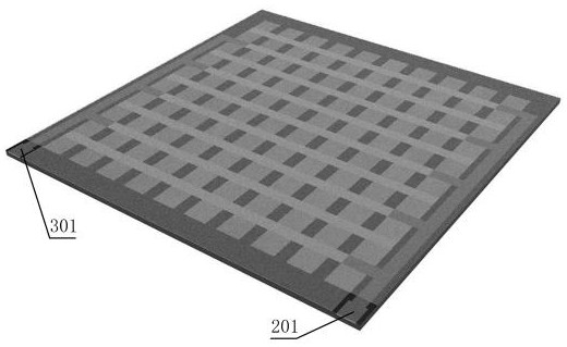 Sensing/exciting device based on piezoelectric composite material and preparation method thereof