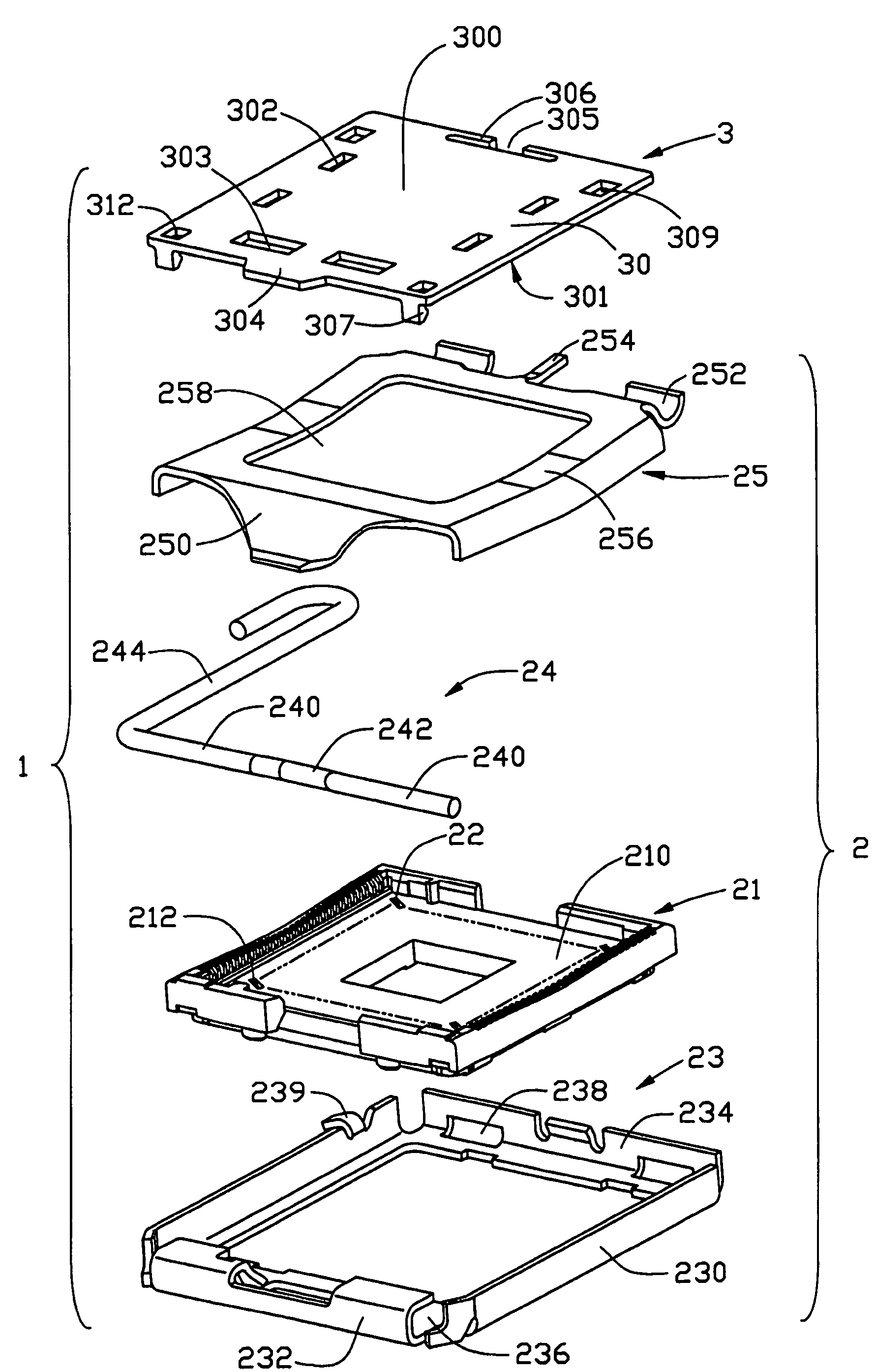 Electrical connector assembly with pick up cap