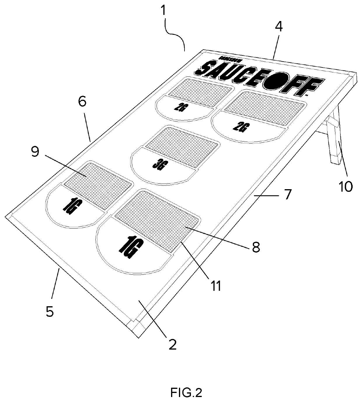 Hockey type game board and system