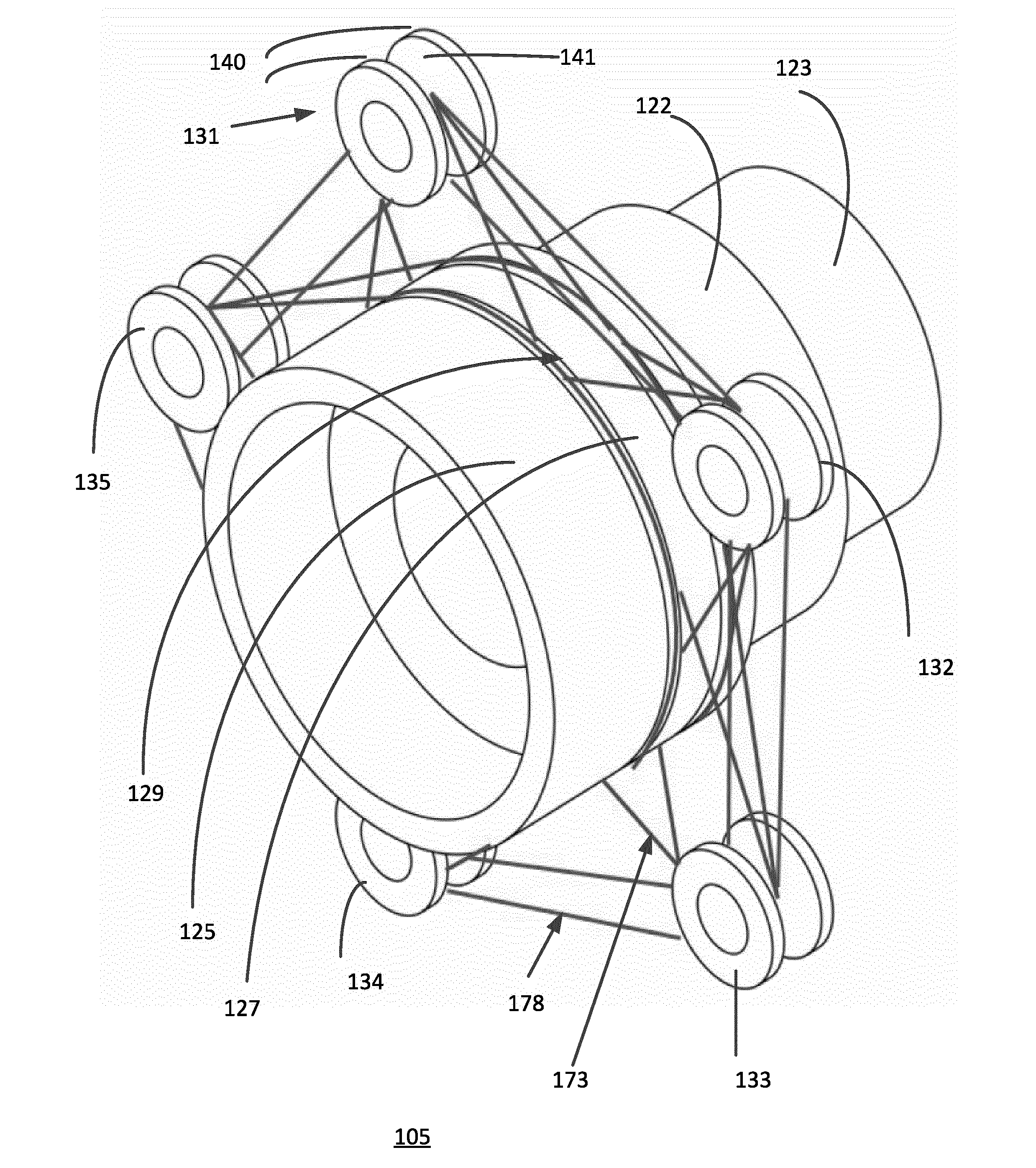 Bearing component with composite flange