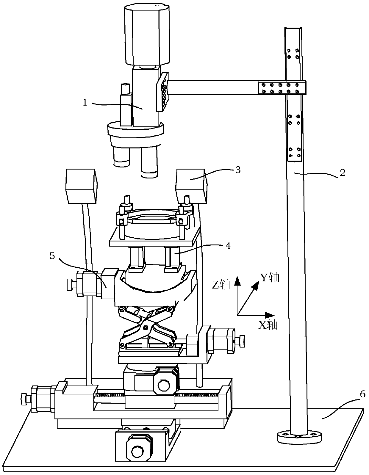 Nondestructive detection device for light path of fiber-optic gyroscope