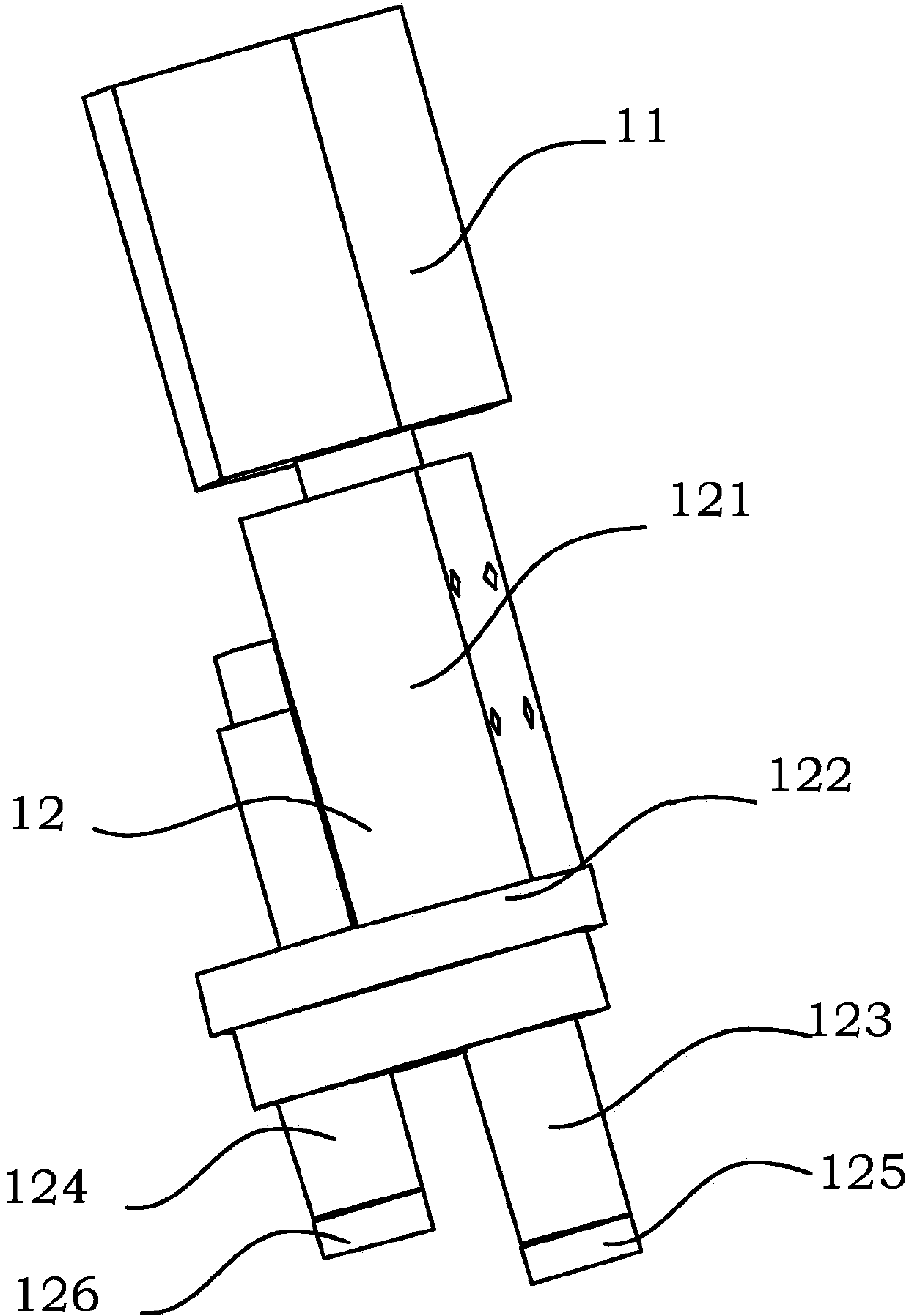 Nondestructive detection device for light path of fiber-optic gyroscope