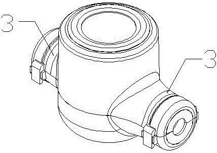 Water meter antifreeze insulation housing