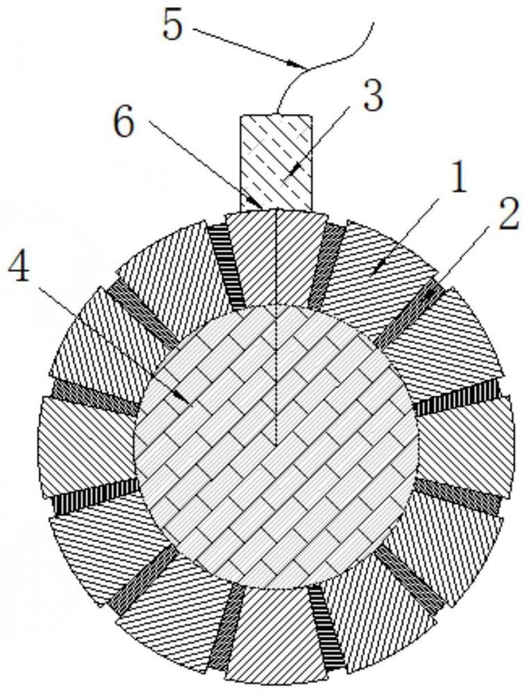 A device for contacting and supplying power to a moving circuit