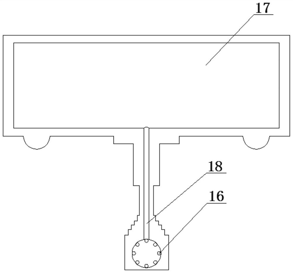 A rotary step-by-step test tube cleaning device and working method for biological detection