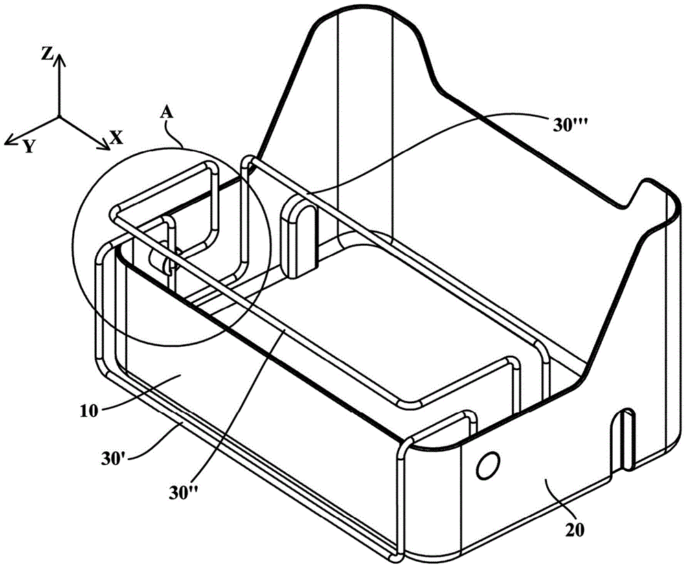 Rack and refrigerator storage box and refrigerator having the same