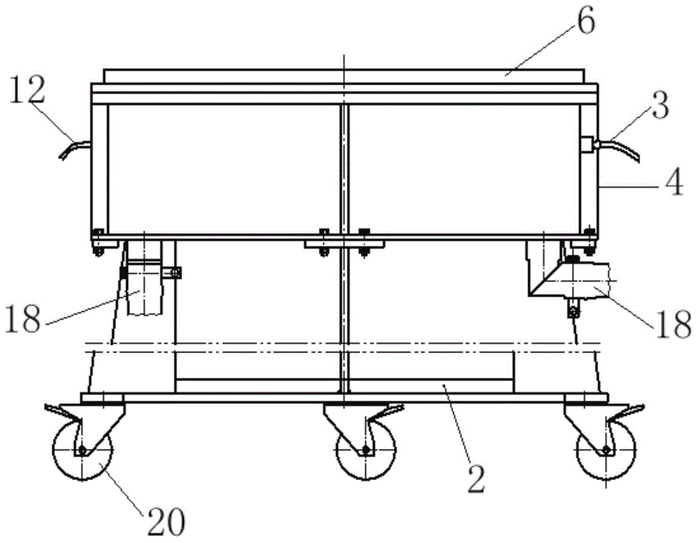 Experimental device for detecting aeroengine guider