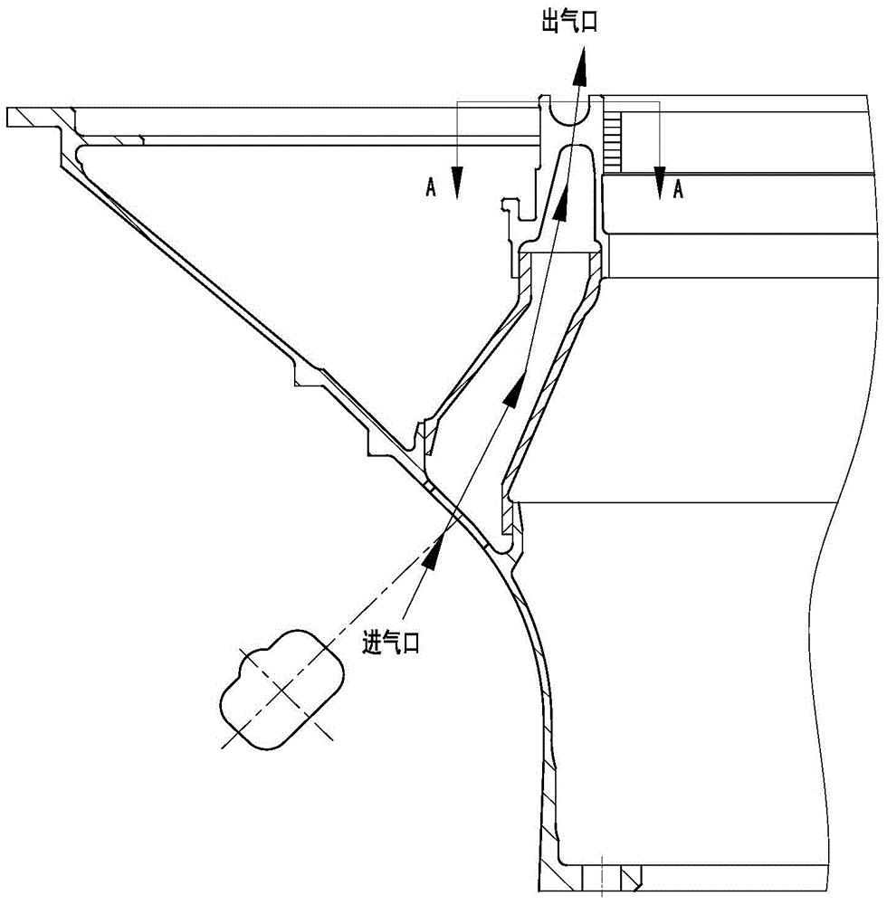 Experimental device for detecting aeroengine guider