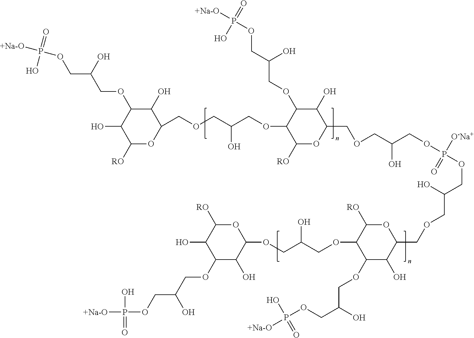 Poly phosphate functionalized alkyl polyglucosides  for enhanced food soil removal