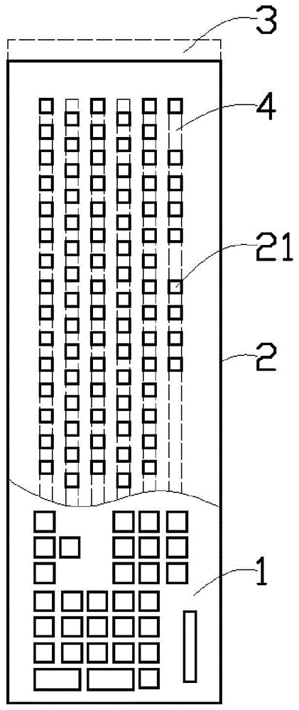 A friction electrostatic dust removal keyboard