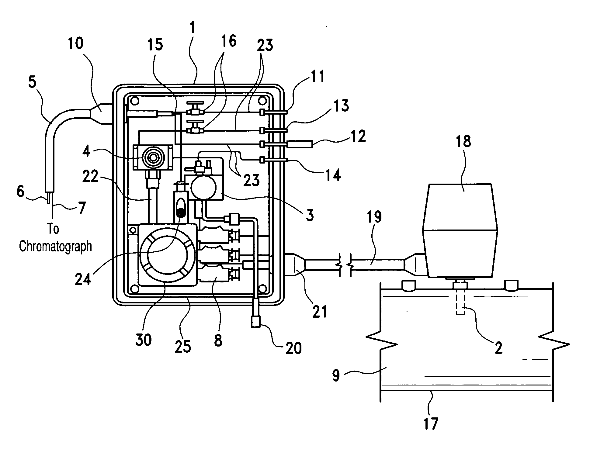 Gas sample conditioning system