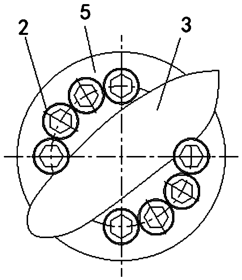 Protection device and method for controllable-pitch propeller blade root bolt