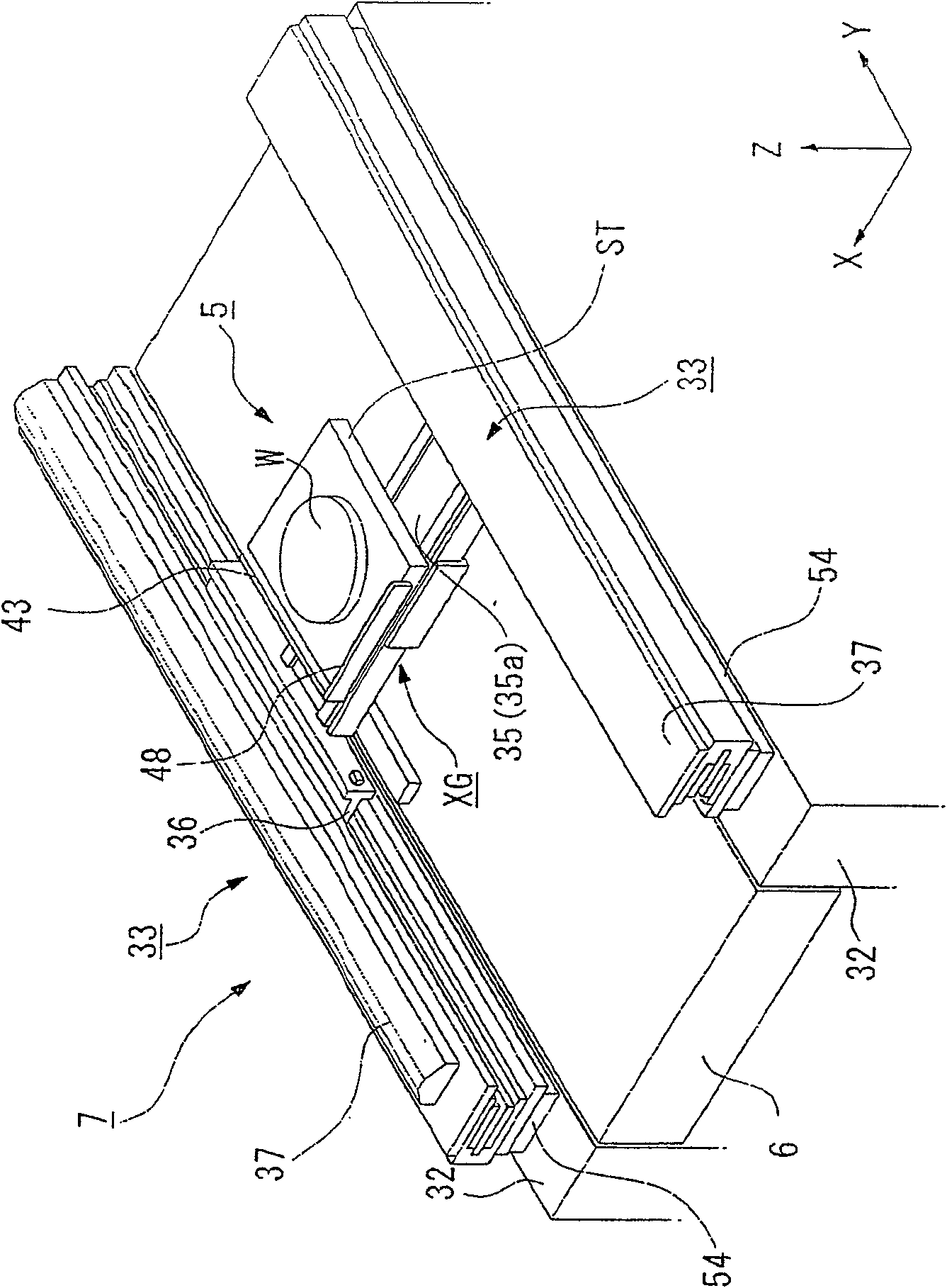 Bearing apparatus and its manufacture method, bearing table apparatus, and exposure apparatus