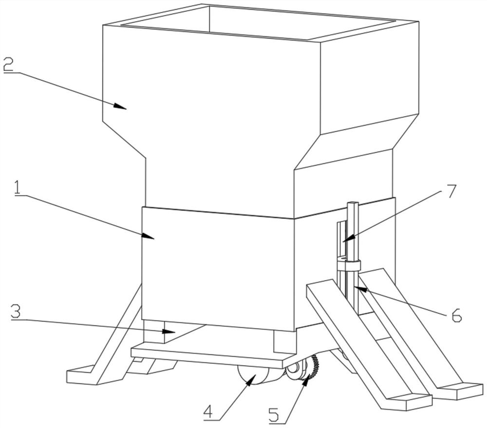 A kind of ore crushing and screening device