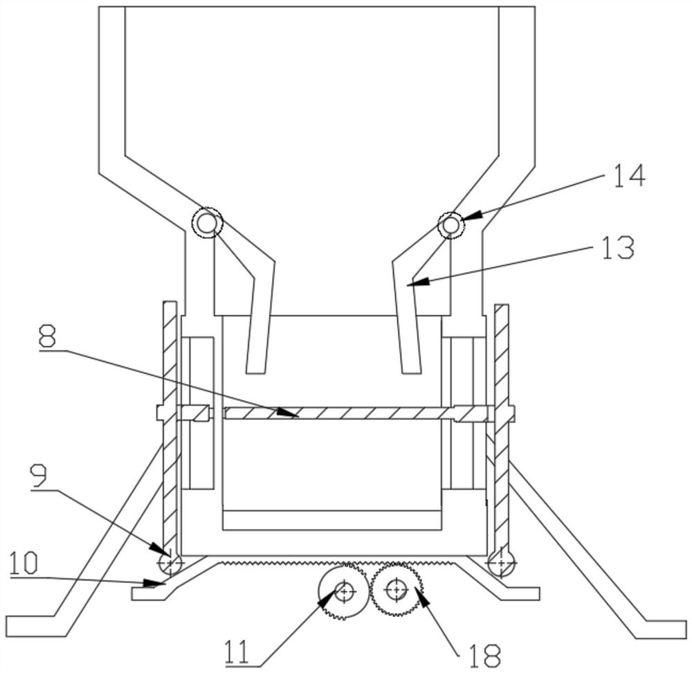 A kind of ore crushing and screening device