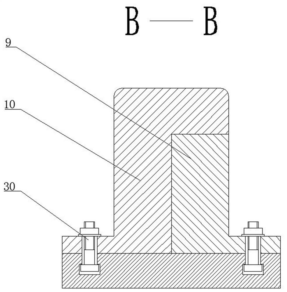 A multi-axis variable frequency fatigue test device suitable for manifold pipe fittings