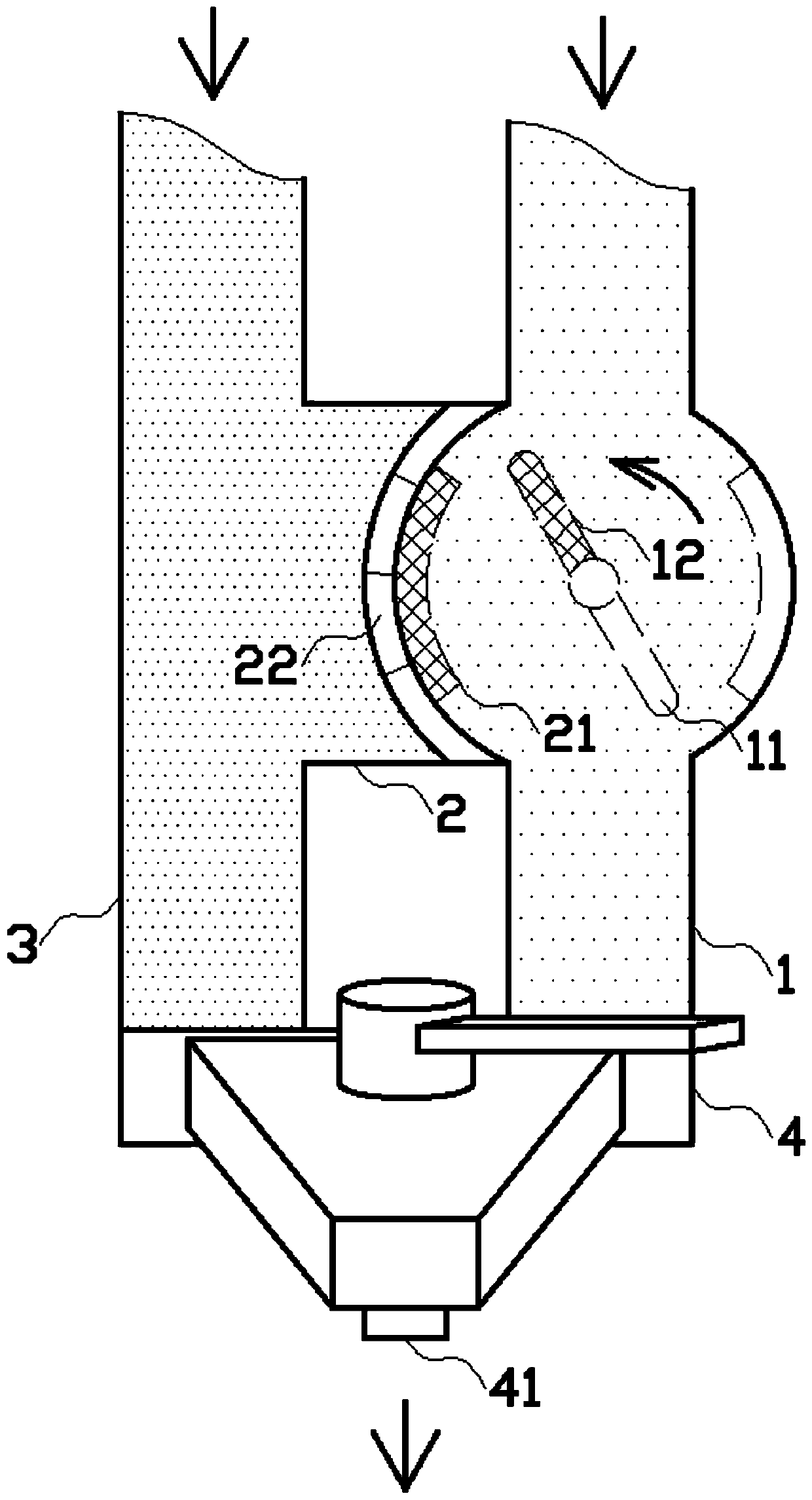 Temperature difference type automatic temperature-adjusting water mixing valve