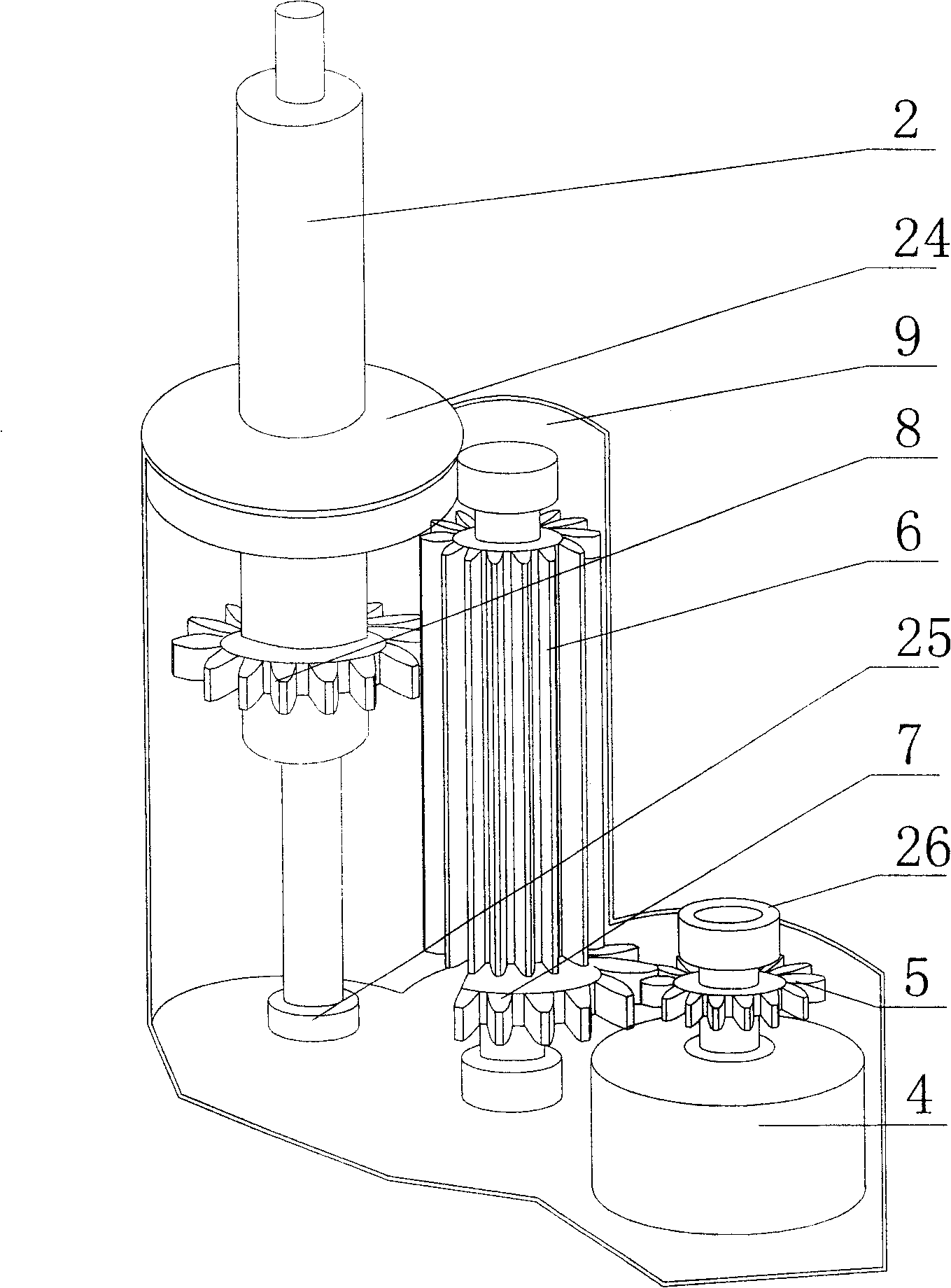 Automatic left and right rotatable chair