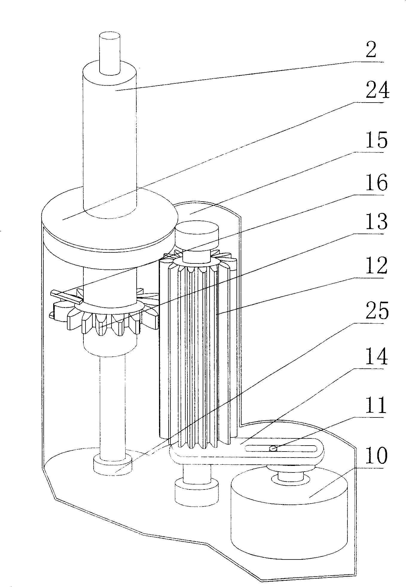 Automatic left and right rotatable chair