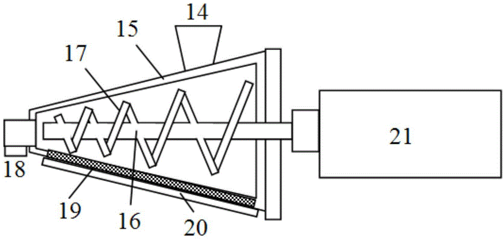 Novel multi-stage treatment process for leaching and compressing household garbage