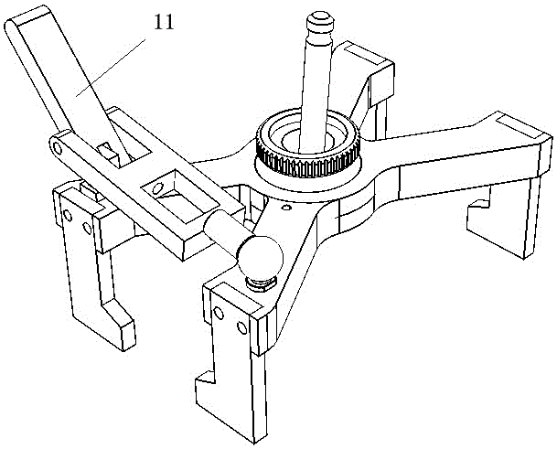 X-type rapid positioning device for measuring the center position of railway track