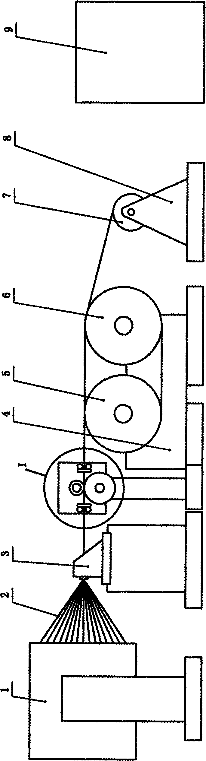 Cage-type wire twisting machine capable of accurately measuring meter