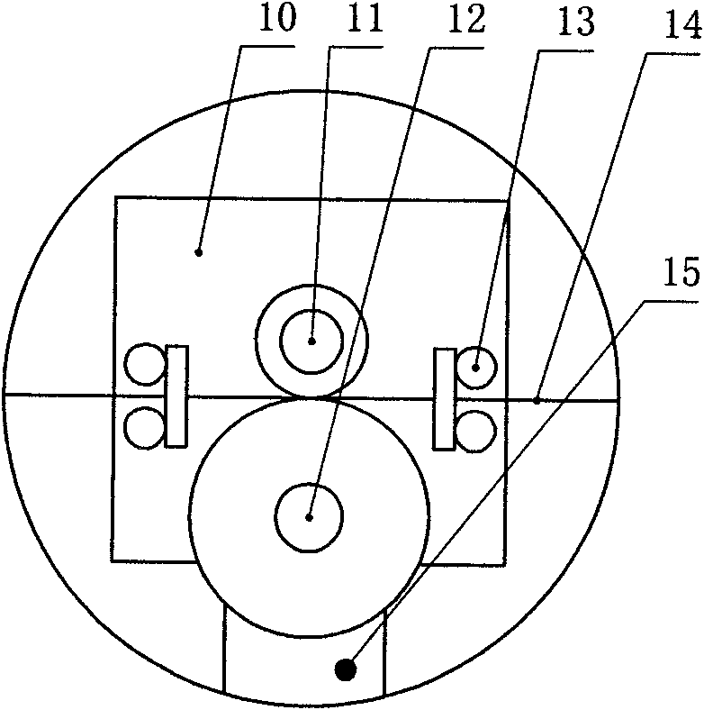 Cage-type wire twisting machine capable of accurately measuring meter