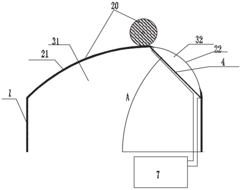 Phase change energy storage greenhouse and working method