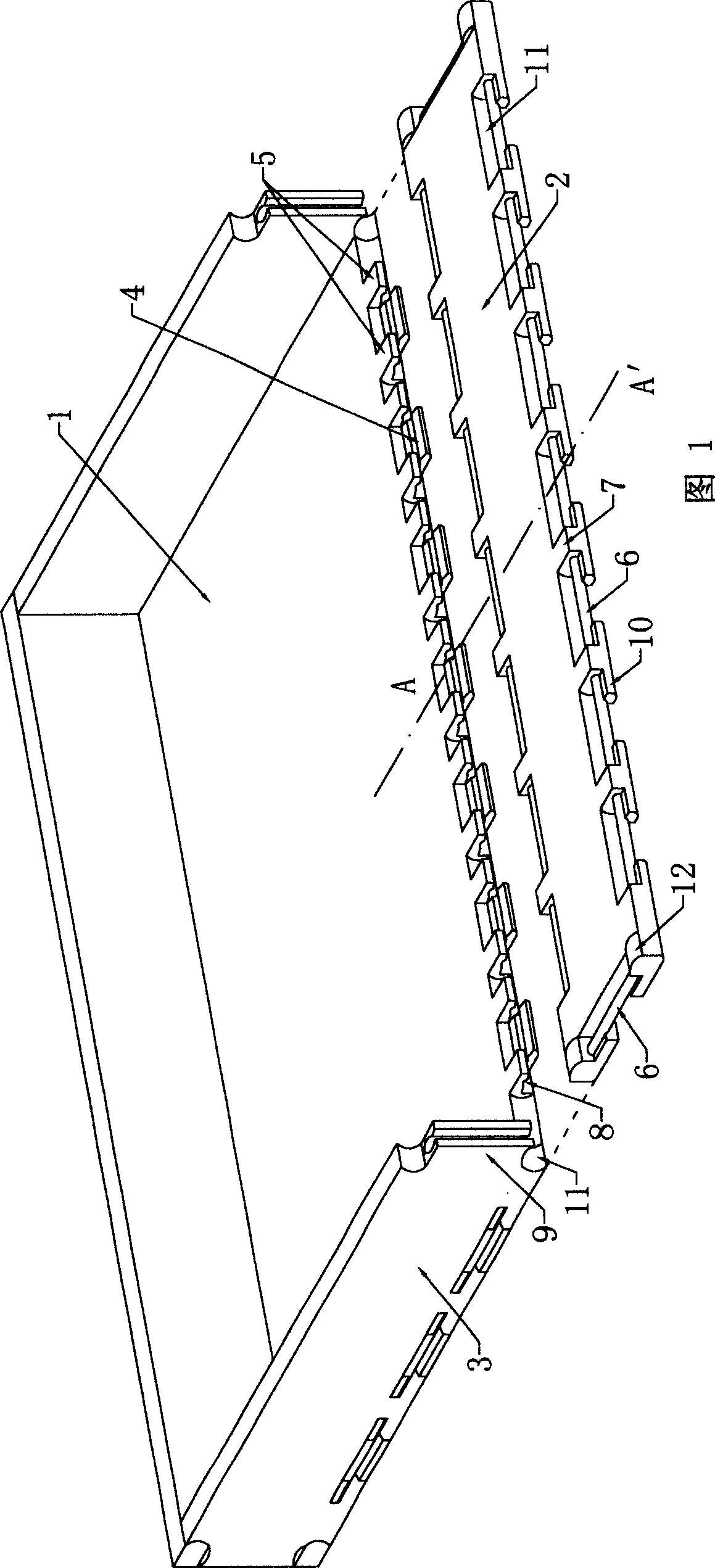 Appliances with clamping-interlinking-replicating structure