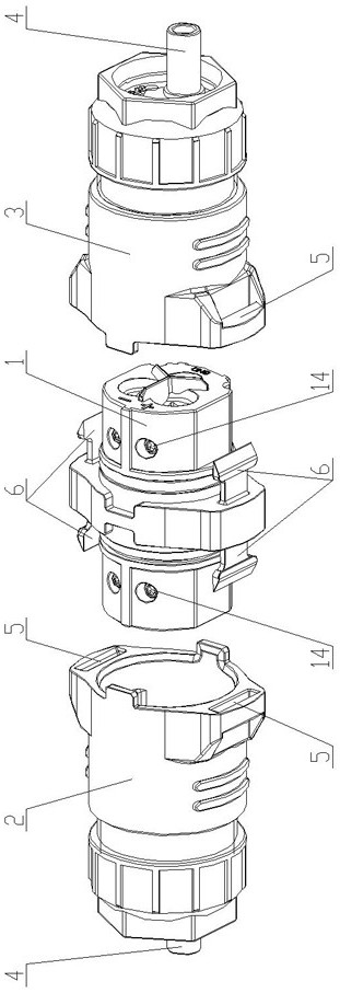 Novel power line adapter connector