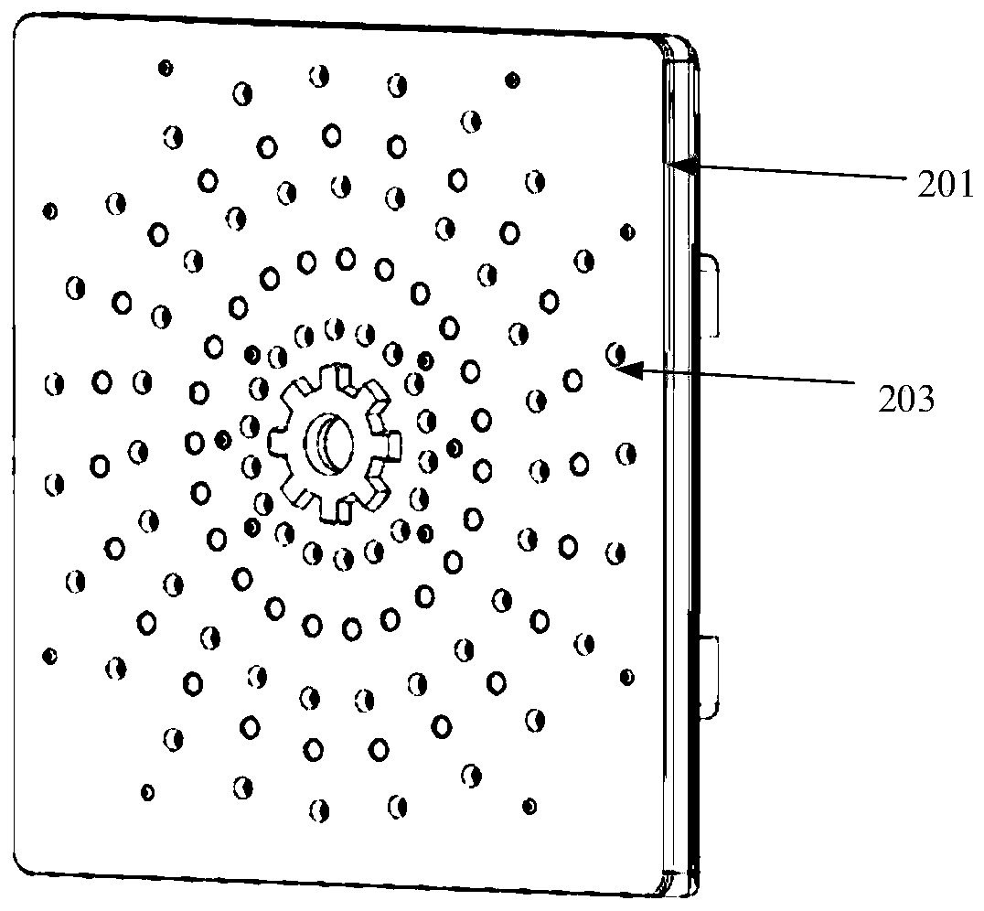 Acoustic imaging apparatus, method, device and system for detecting abnormal sound of transformer