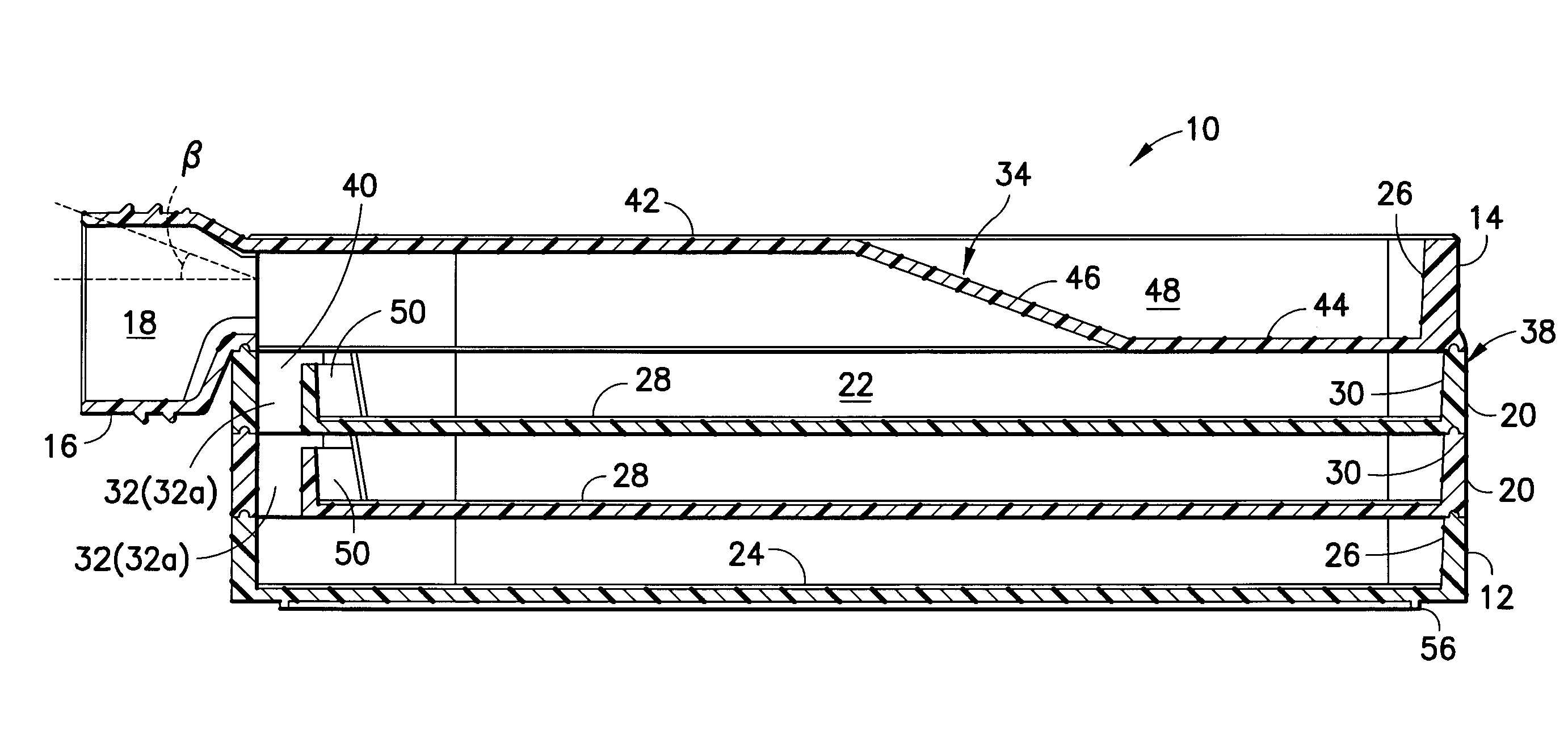 Multilayer tissue culture vessel