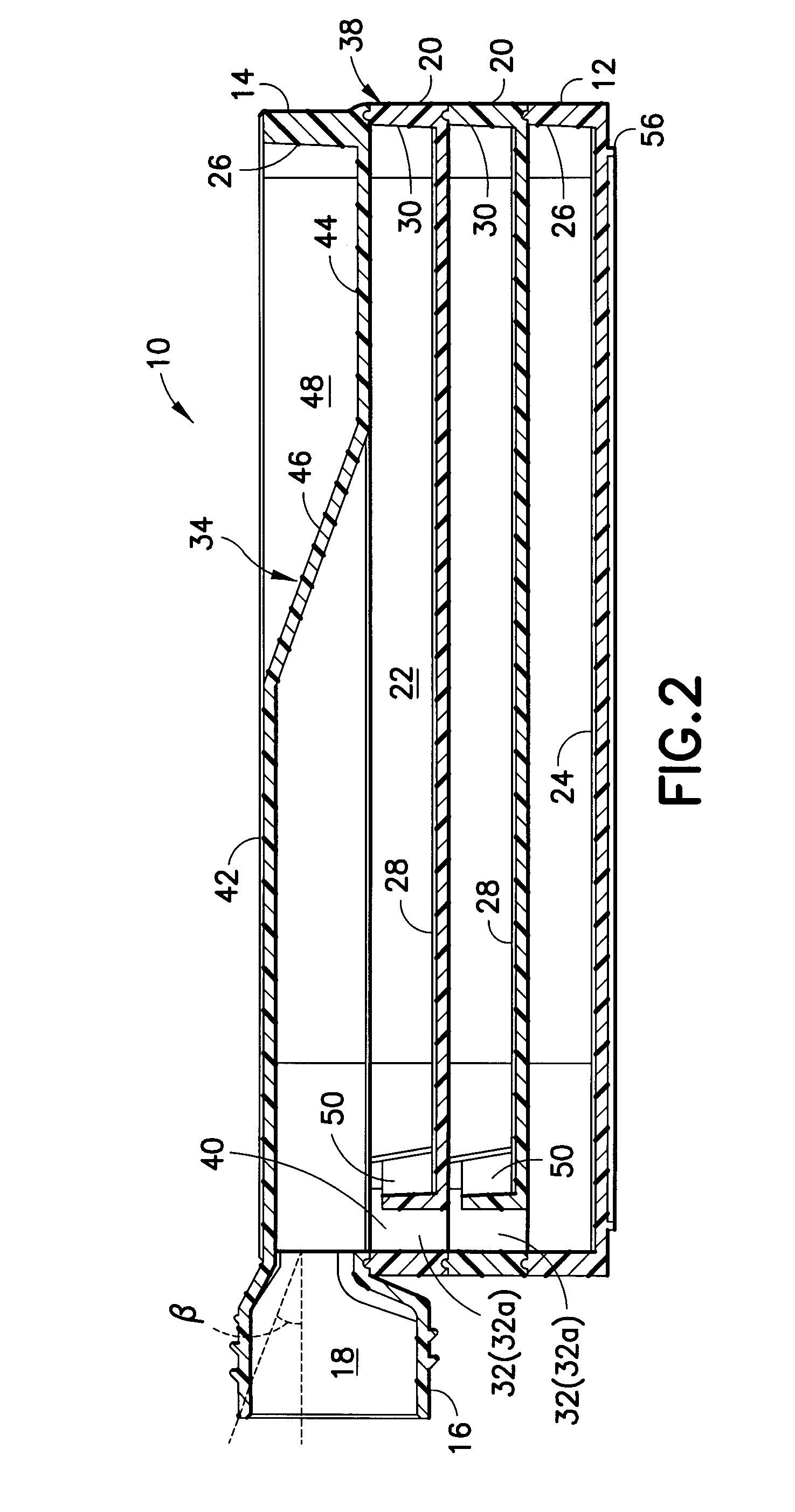 Multilayer tissue culture vessel