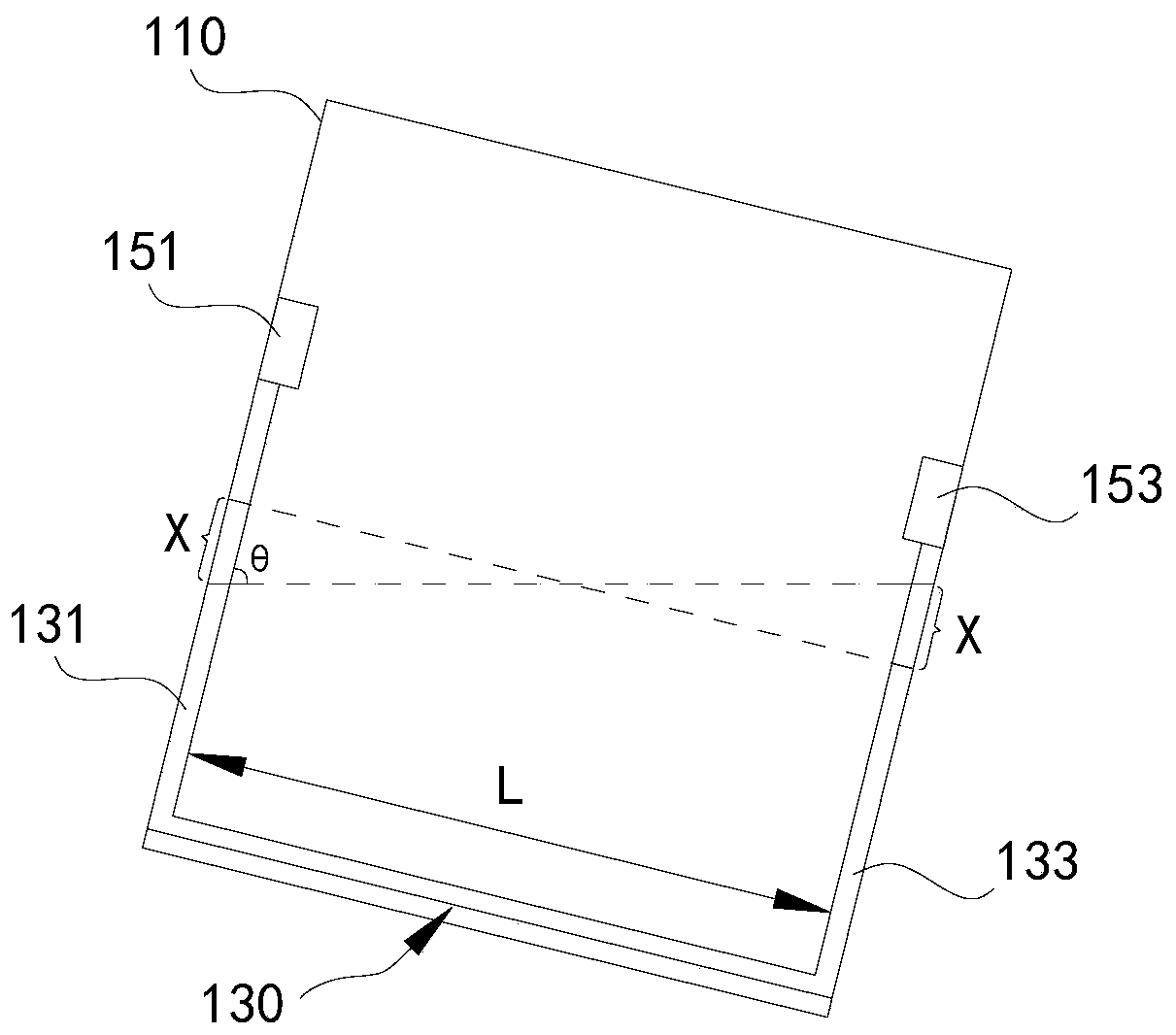 Fan tower settlement monitoring mechanism and monitoring method