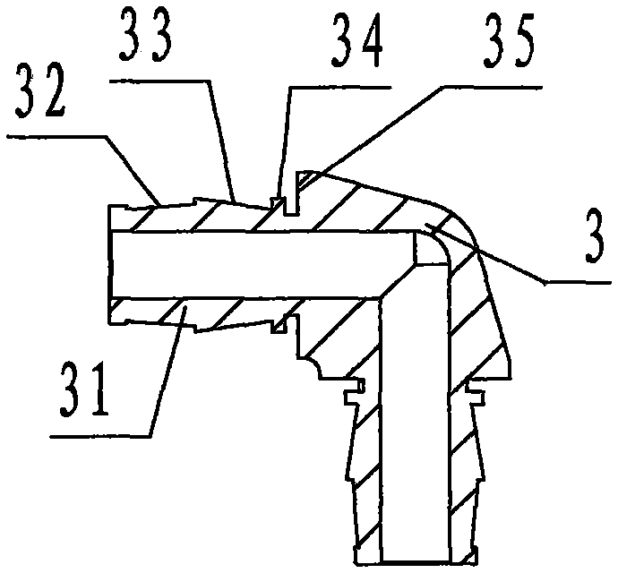 Cold-expanding, cold-hooping and self-sealing connecting type plastic floor heating pipe fitting