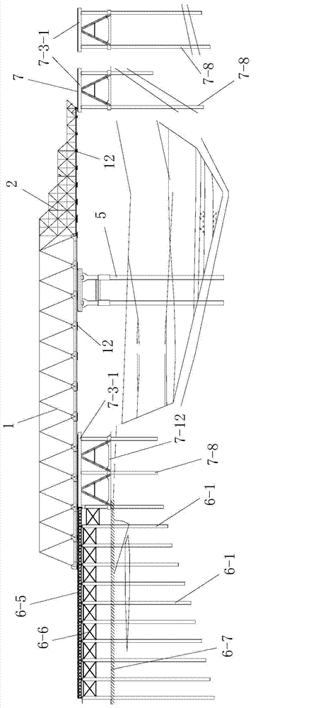 Steel truss girder assembling, erecting and construction process