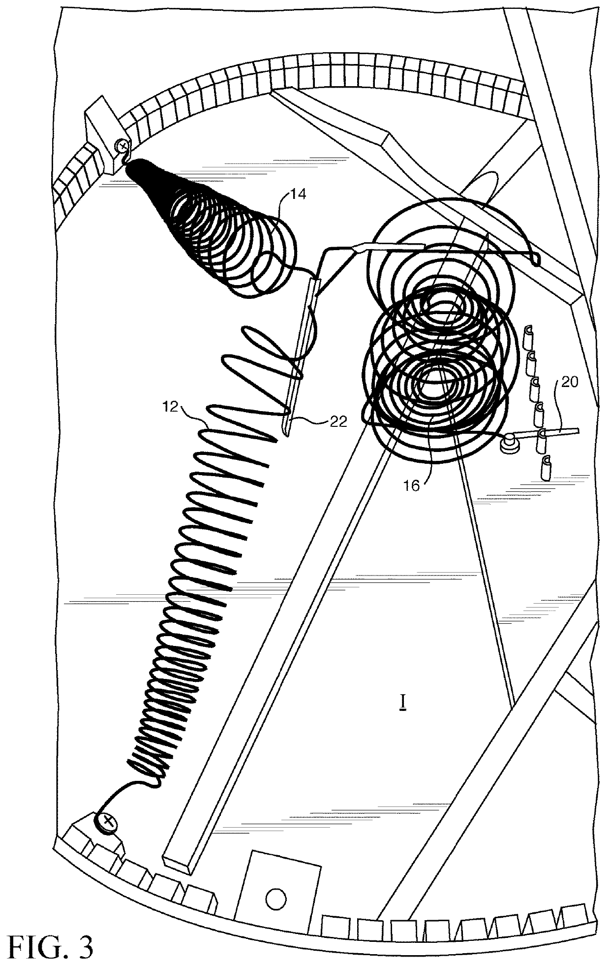 Torsion arm, connecting rod and coil configuration improvements for acoustic guitars and other stringed instruments