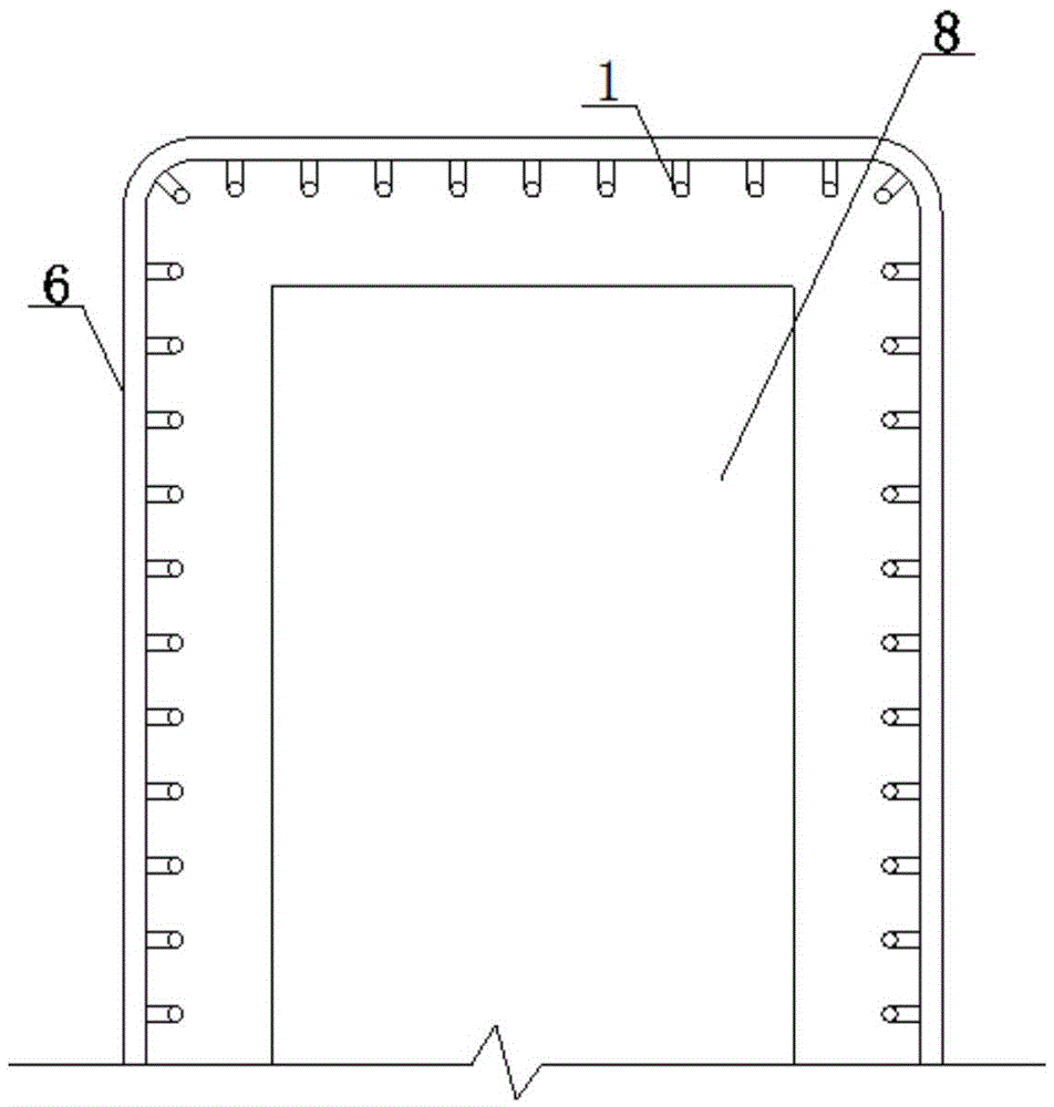 Well-point dewatering combined surcharge preloading consolidation device for subgrade and application method of such device