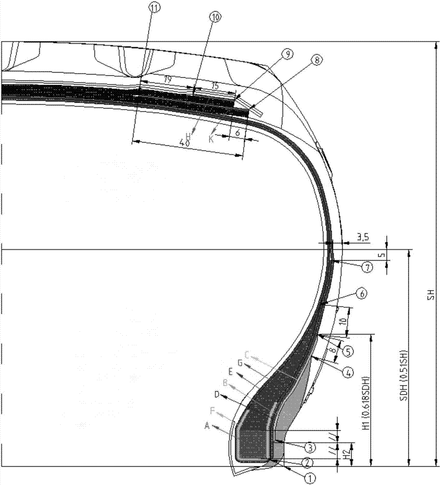 Pneumatic radial tire capable of improving endurance