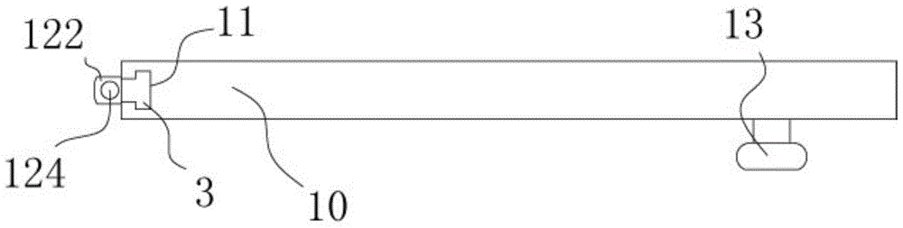 A door body structure with observation through holes using simple connectors